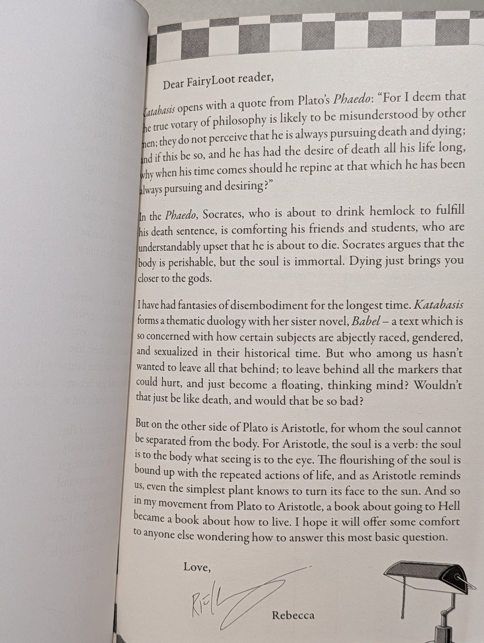 Katabasis by R.F. Kuang (Special First Edition with alternate cover and sprayed edges) - Fialta Books