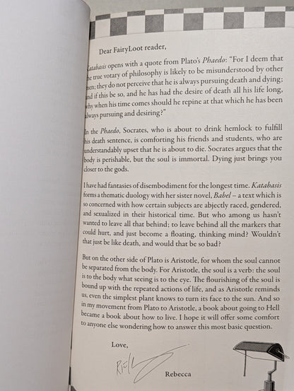 Katabasis by R.F. Kuang (Special First Edition with alternate cover and sprayed edges) - Fialta Books