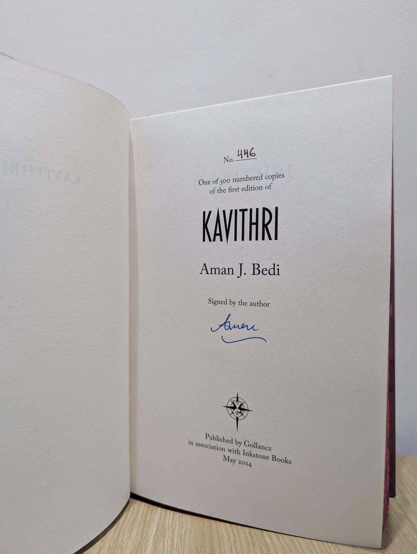 Kavithri: Outcast. Underdog. Survivor. by Aman J. Bedi (Signed First Edition with sprayed edges) - Fialta Books
