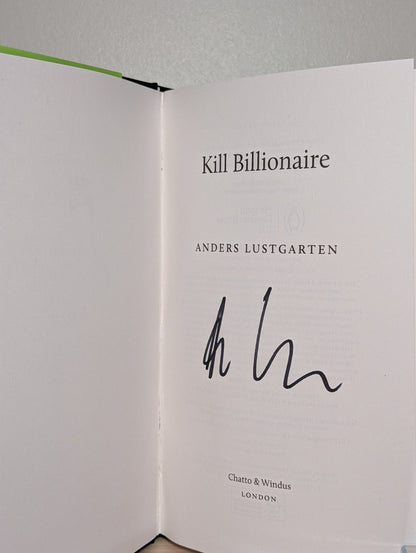 Kill Billionaire by Anders Lustgarten (Signed First Edition) - Fialta Books