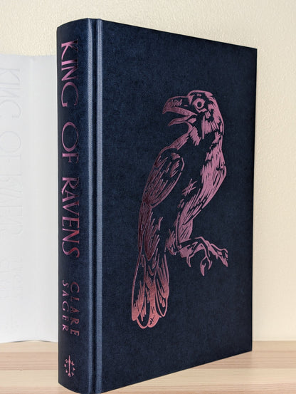 King of Ravens by Clare Sager (First Edition with sprayed edges) - Fialta Books
