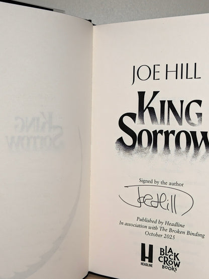 King Sorrow by Joe Hill (Signed Lined Edition with sprayed edges) - Fialta Books