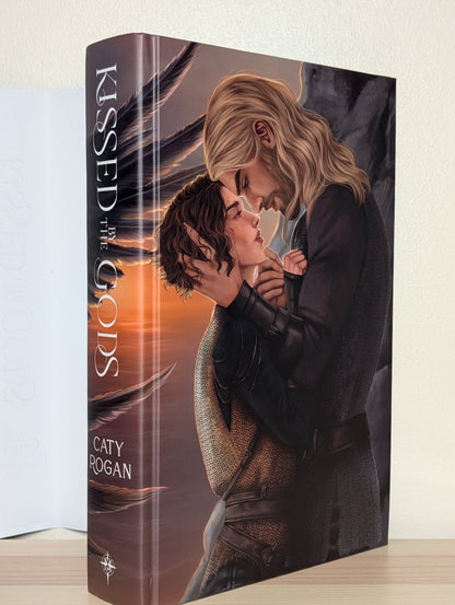 Kissed by the Gods by Caty Rogan (Signed First Edition with sprayed edges) - Fialta Books