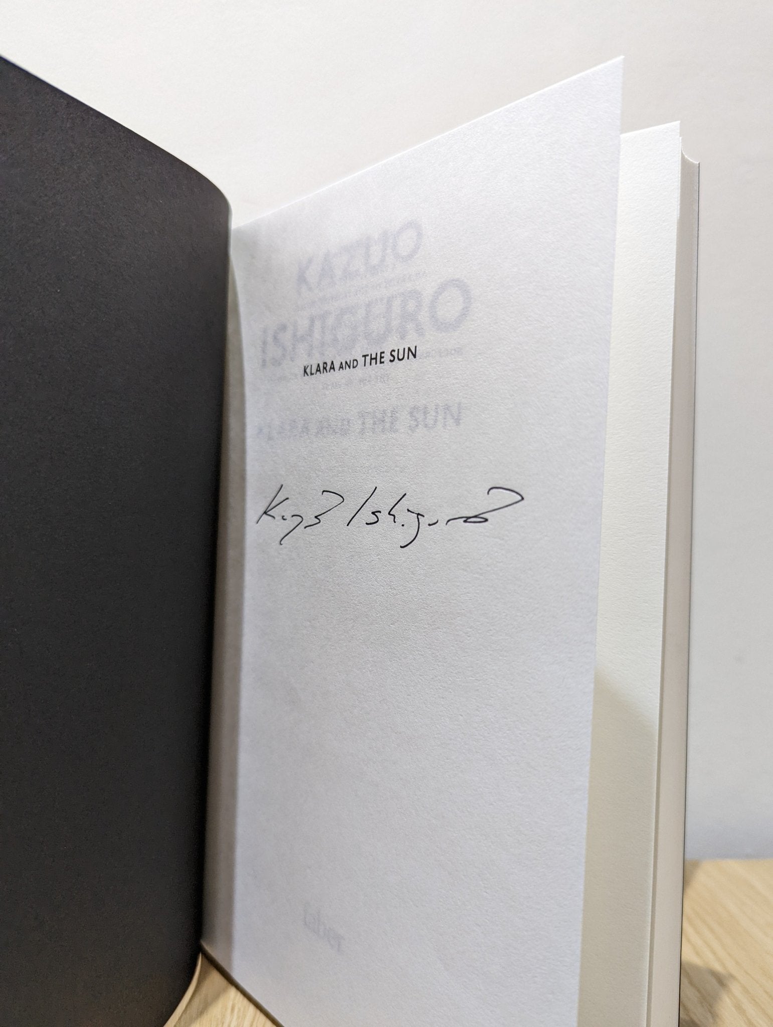 Klara and the Sun by Kazuo Ishiguro (Signed First Edition) - Fialta Books