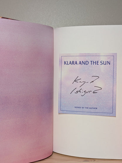 Klara and the Sun by Kazuo Ishiguro (Signed Folio Slipcase Edition) - Fialta Books