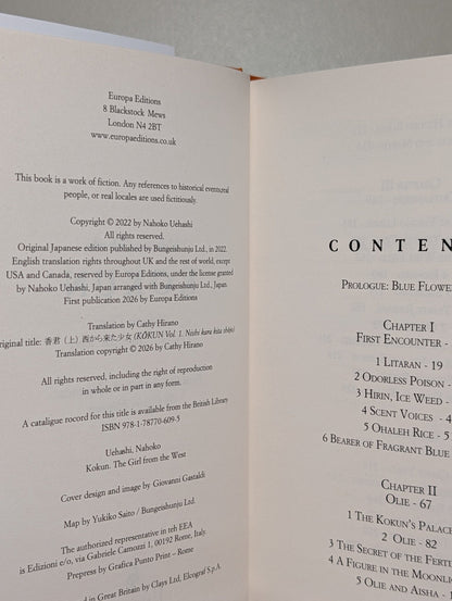 Kokun: Book 1 of The Girl from the West by Nahoko Uehashi (First Edition) - Fialta Books