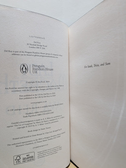 Lady Macbeth by Ava Reid (Signed First Edition with sprayed edges) - Fialta Books