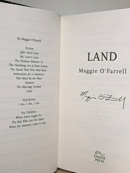 Land by Maggie O'Farrell (Stamped Exclusive Edition) - Fialta Books