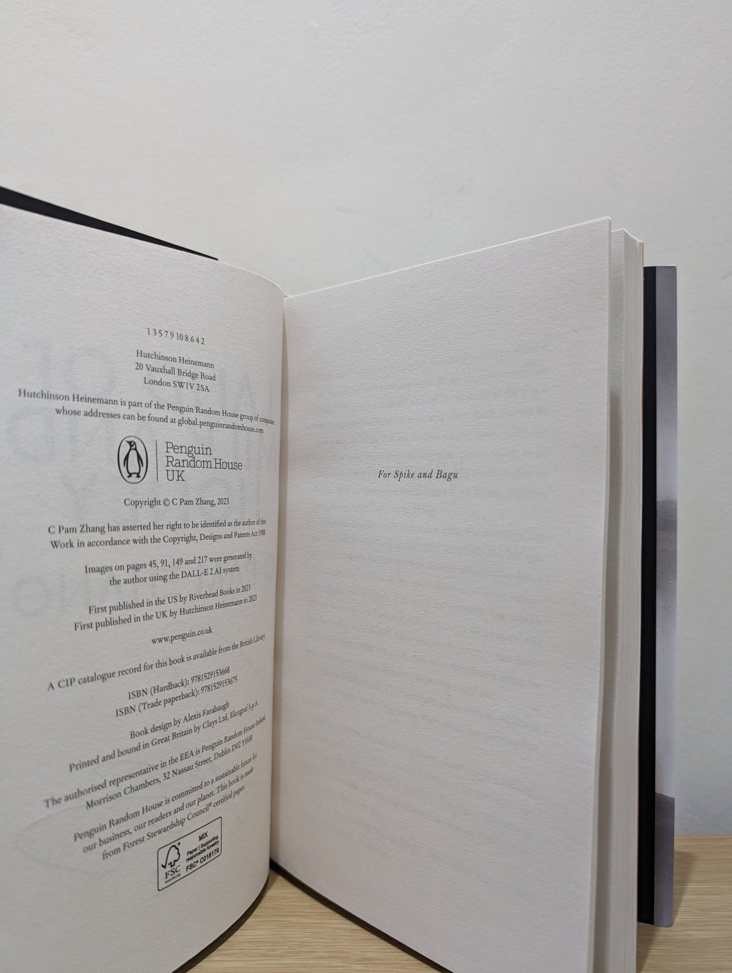 Land of Milk and Honey by C Pam Zhang (Signed First Edition) - Fialta Books