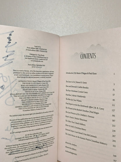 Land of Oz by M.R. Carey et al (Multi-Signed First Edition) - Fialta Books