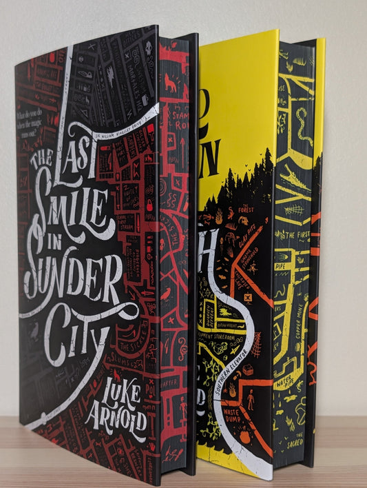 Last Smile in Sunder City; Dead Man in a Ditch by Luke Arnold (Signed with sprayed edges) - Fialta Books
