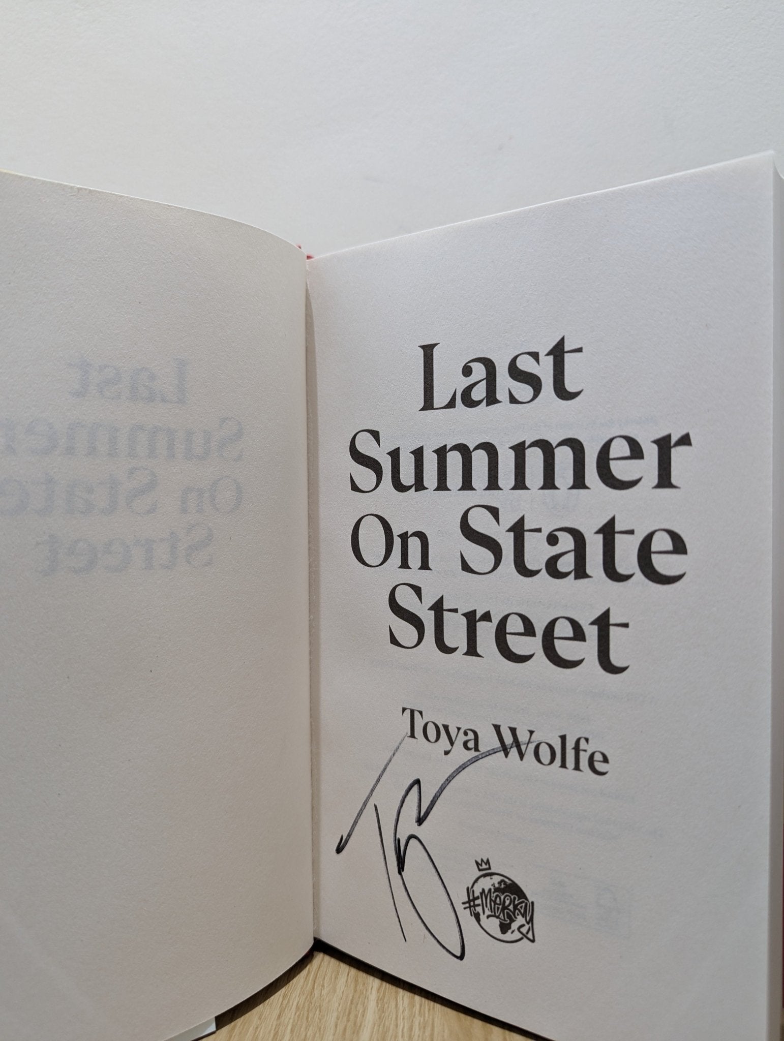Last Summer on State Street by Toya Wolfe (Signed First Edition) - Fialta Books