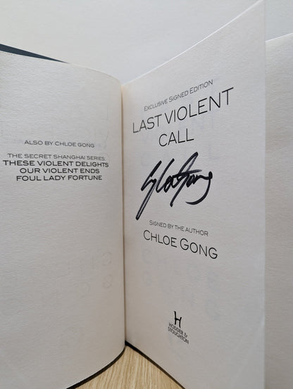 Last Violent Call by Chloe Gong (Signed) - Fialta Books