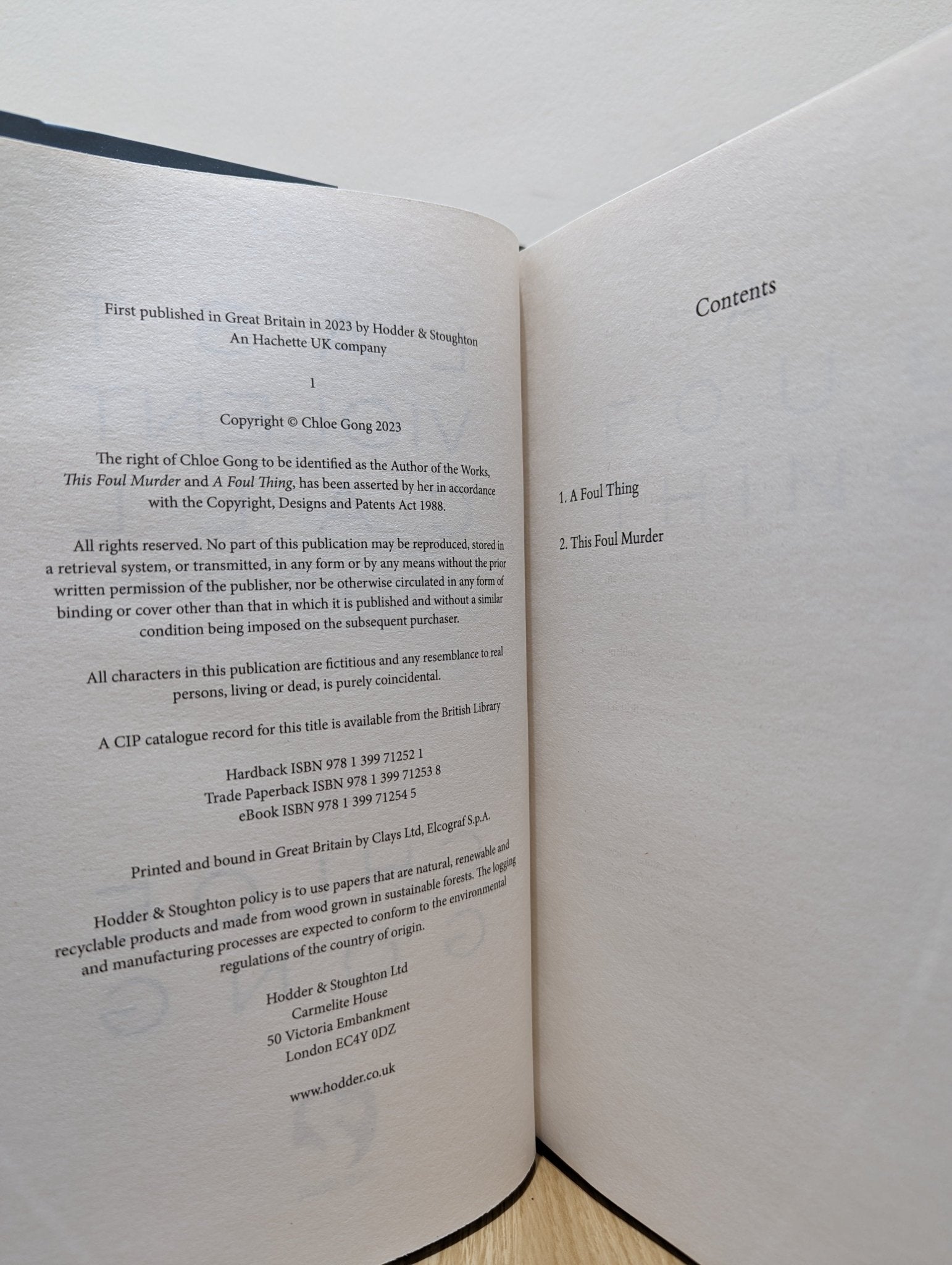 Last Violent Call by Chloe Gong (Signed) - Fialta Books