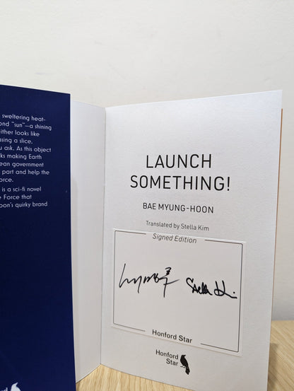 Launch Something! by Myung - hoon Bae (Signed First Edition) - Fialta Books