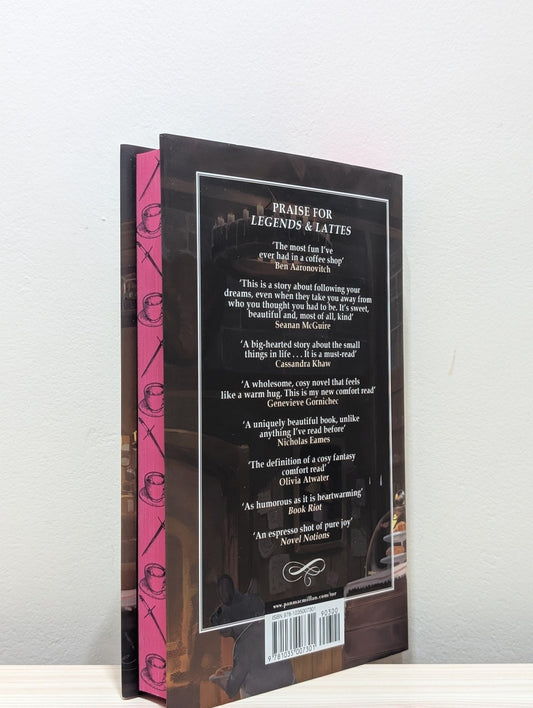 Legends & Lattes by Travis Baldree (Signed Bookplate Edition with sprayed edges) - Fialta Books