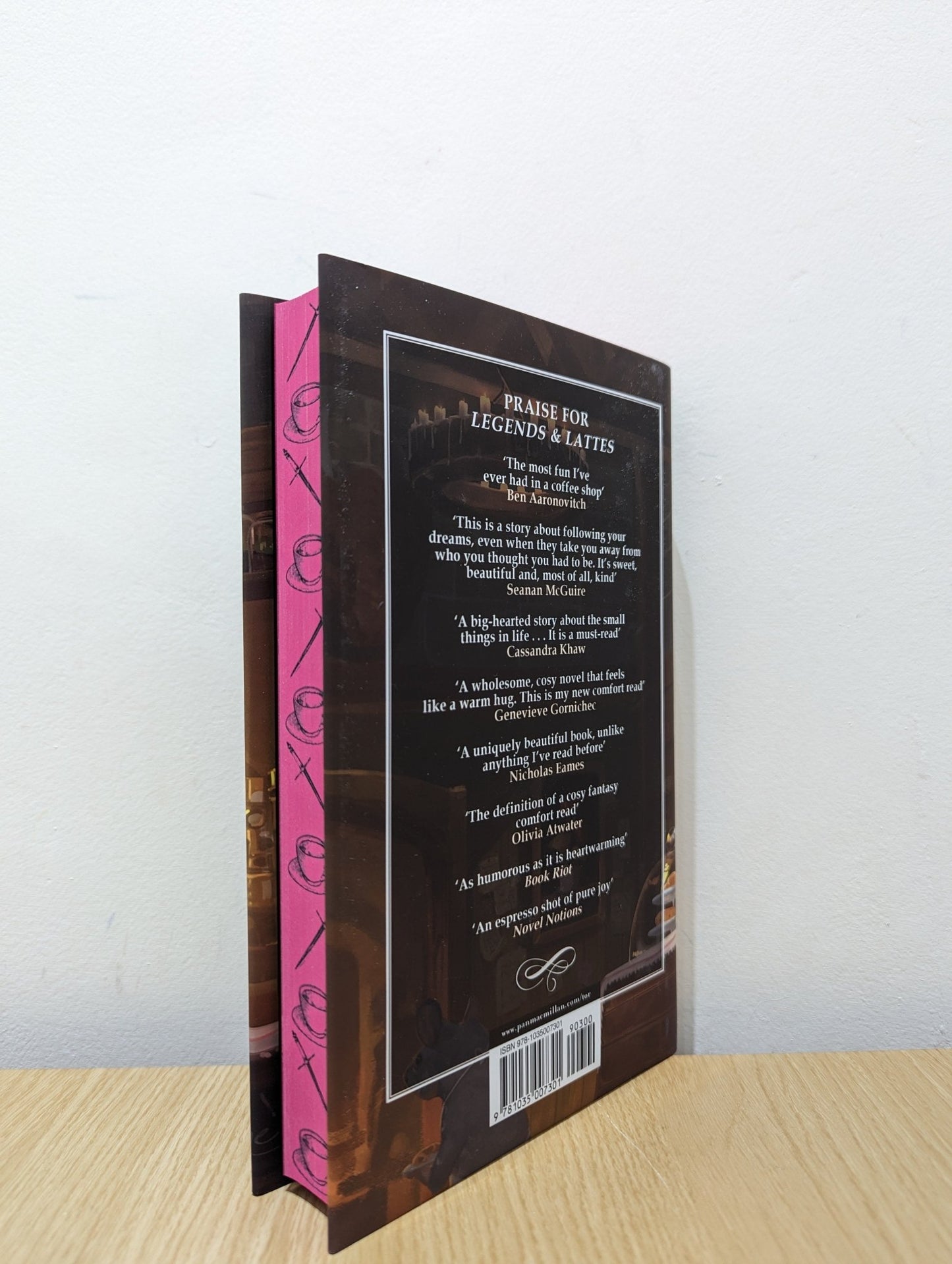 Legends & Lattes by Travis Baldree (Signed First Edition with sprayed edges) - Fialta Books