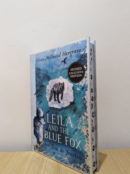 Leila and the Blue Fox by Kiran Millwood Hargrave (Signed First Edition with sprayed edges) - Fialta Books
