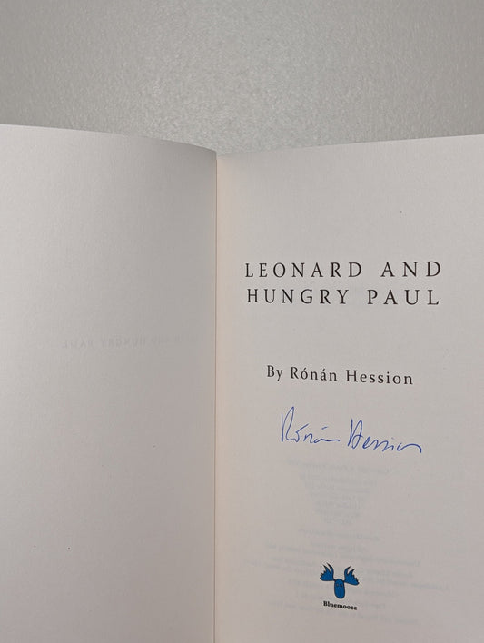 Leonard and Hungry Paul by Ronan Hession (Signed First Paperback Edition) - Fialta Books