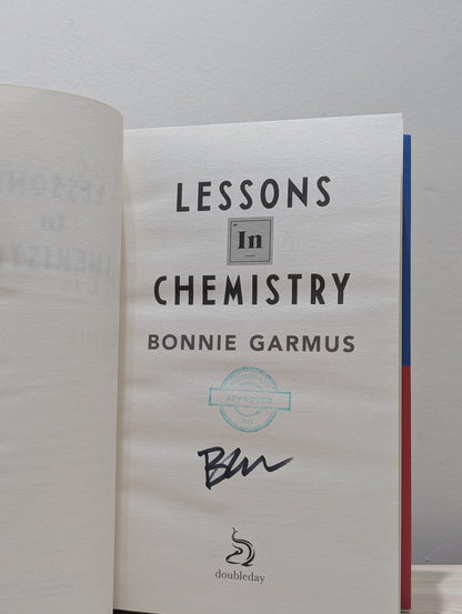 Lessons in Chemistry by Bonnie Garmus (Signed Stamped First Edition) - Fialta Books