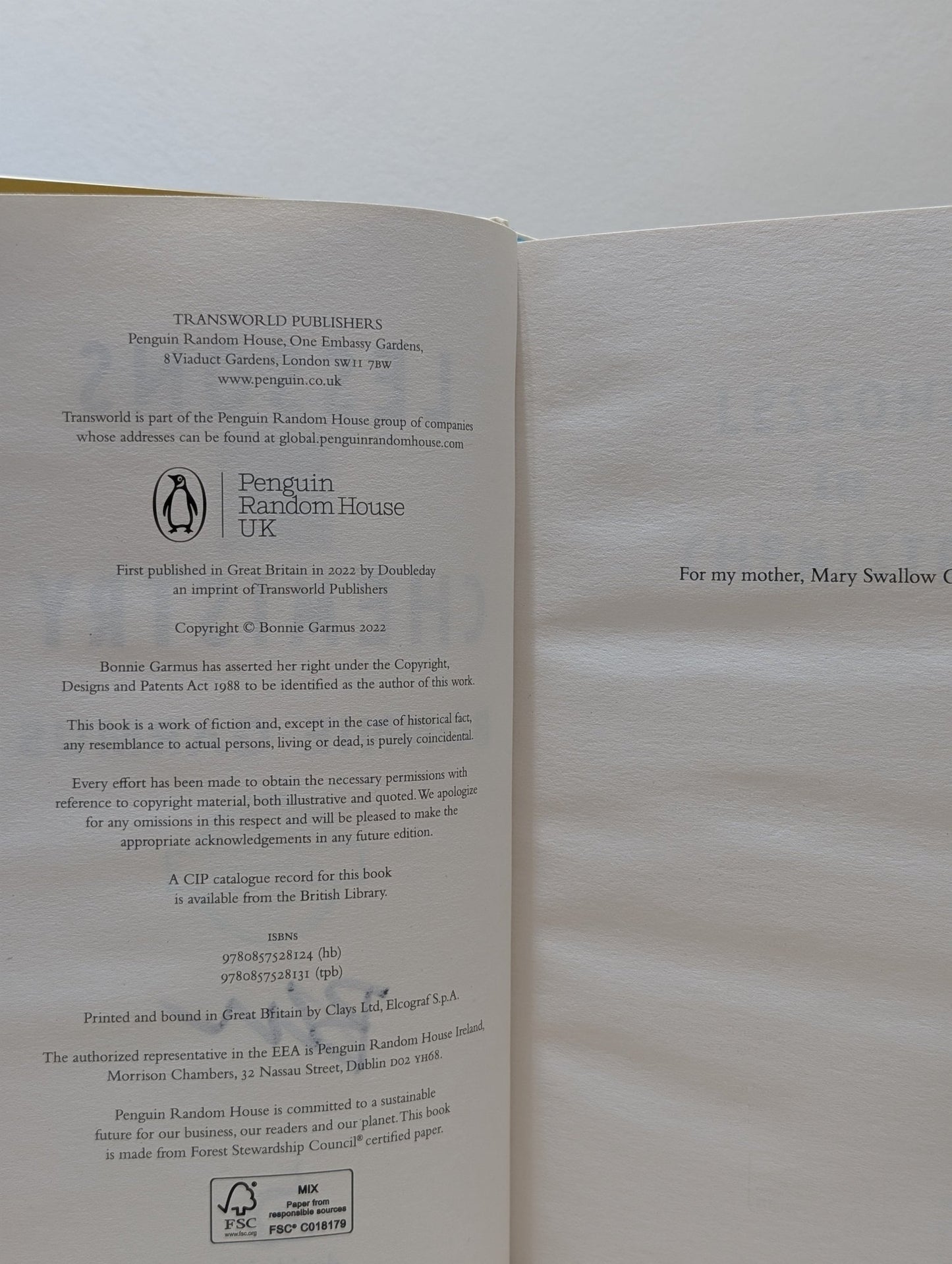 Lessons in Chemistry by Bonnie Garmus (Signed Stamped First Edition) - Fialta Books