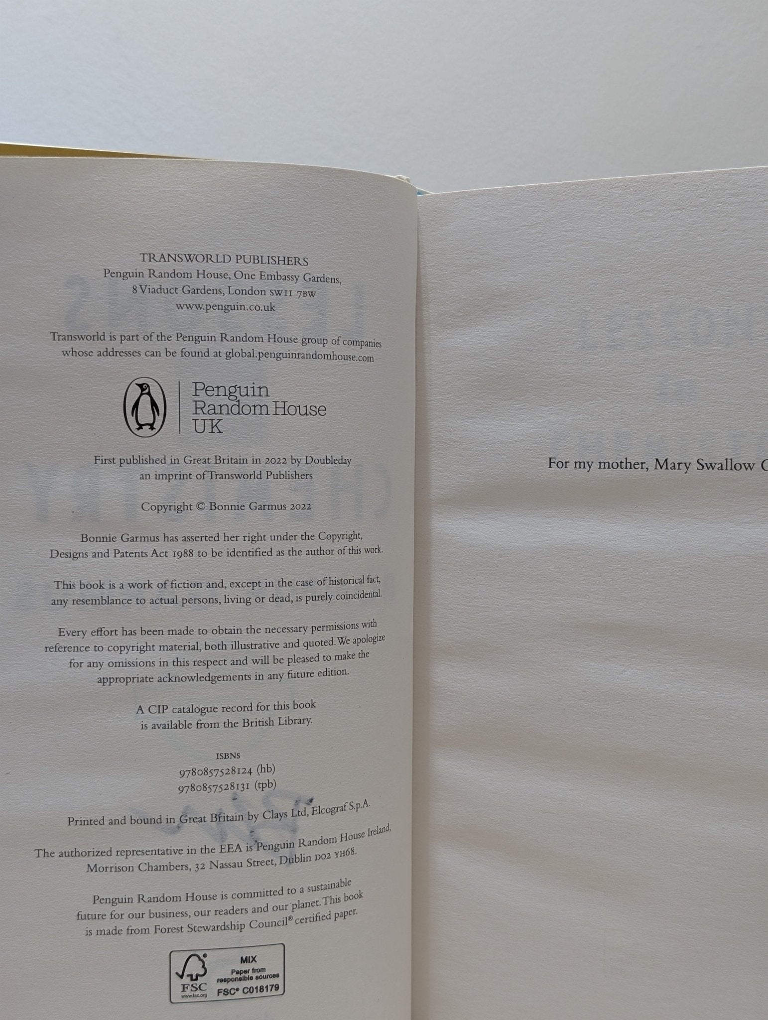 Lessons in Chemistry by Bonnie Garmus (Signed Stamped First Edition) - Fialta Books