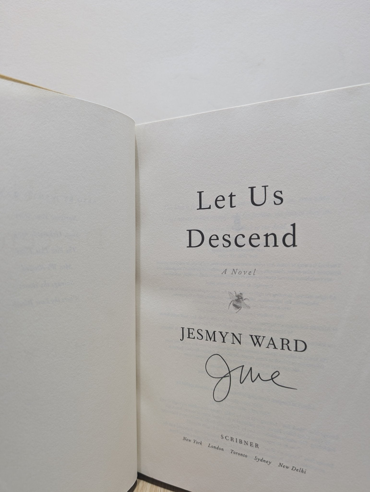 Let Us Descend by Jesmyn Ward (Signed US First Edition) - Fialta Books