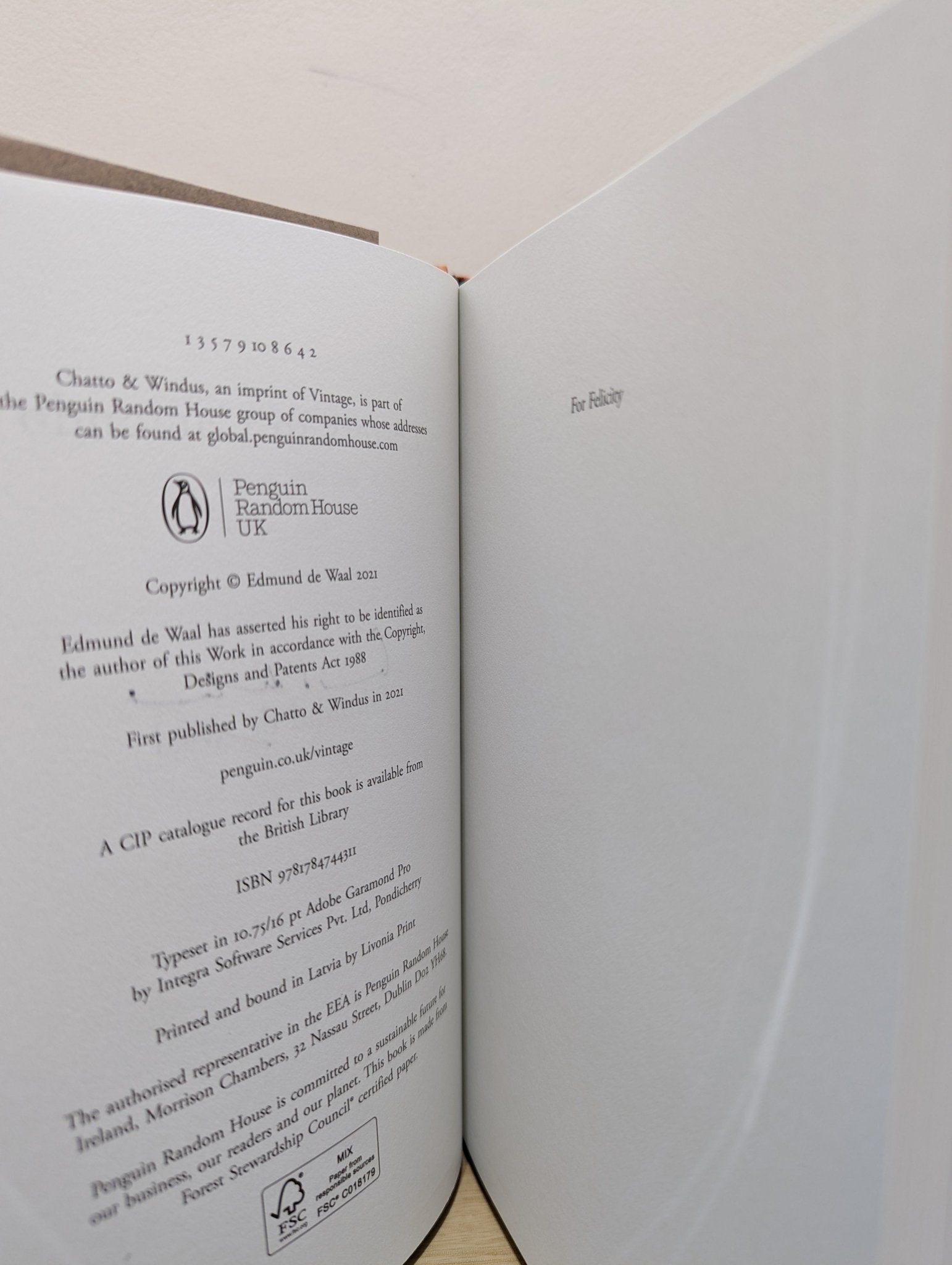 Letters to Camondo by Edmund De Waal (Signed First Edition) - Fialta Books