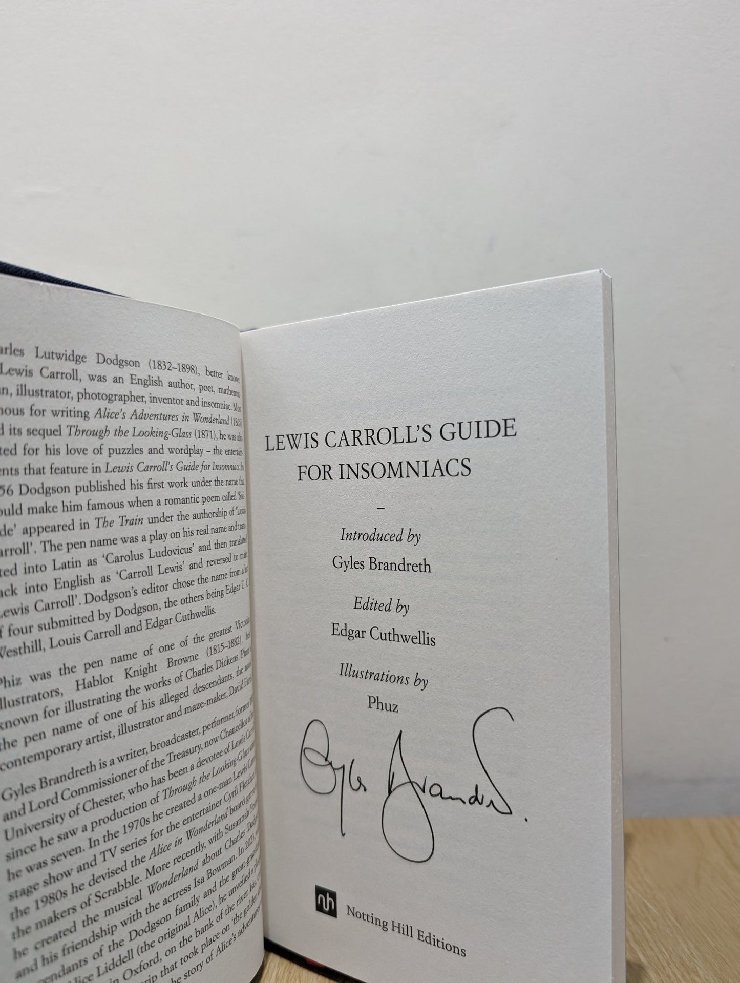 Lewis Carroll's Guide for Insomniacs by Lewis Carroll - Fialta Books