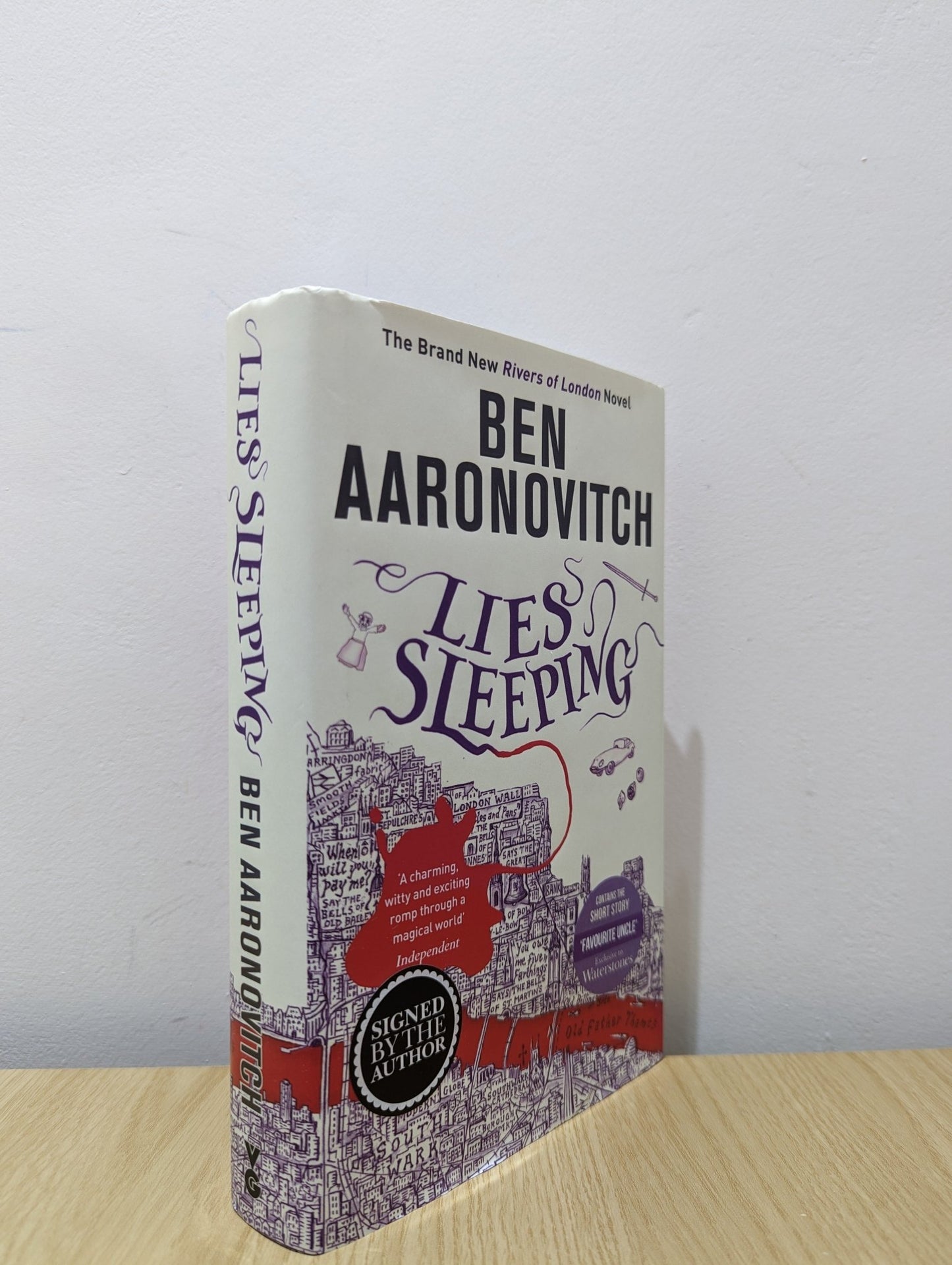 Lies Sleeping: Rivers of London 7 by Ben Aaronovitch (Signed First Edition with extra story) - Fialta Books