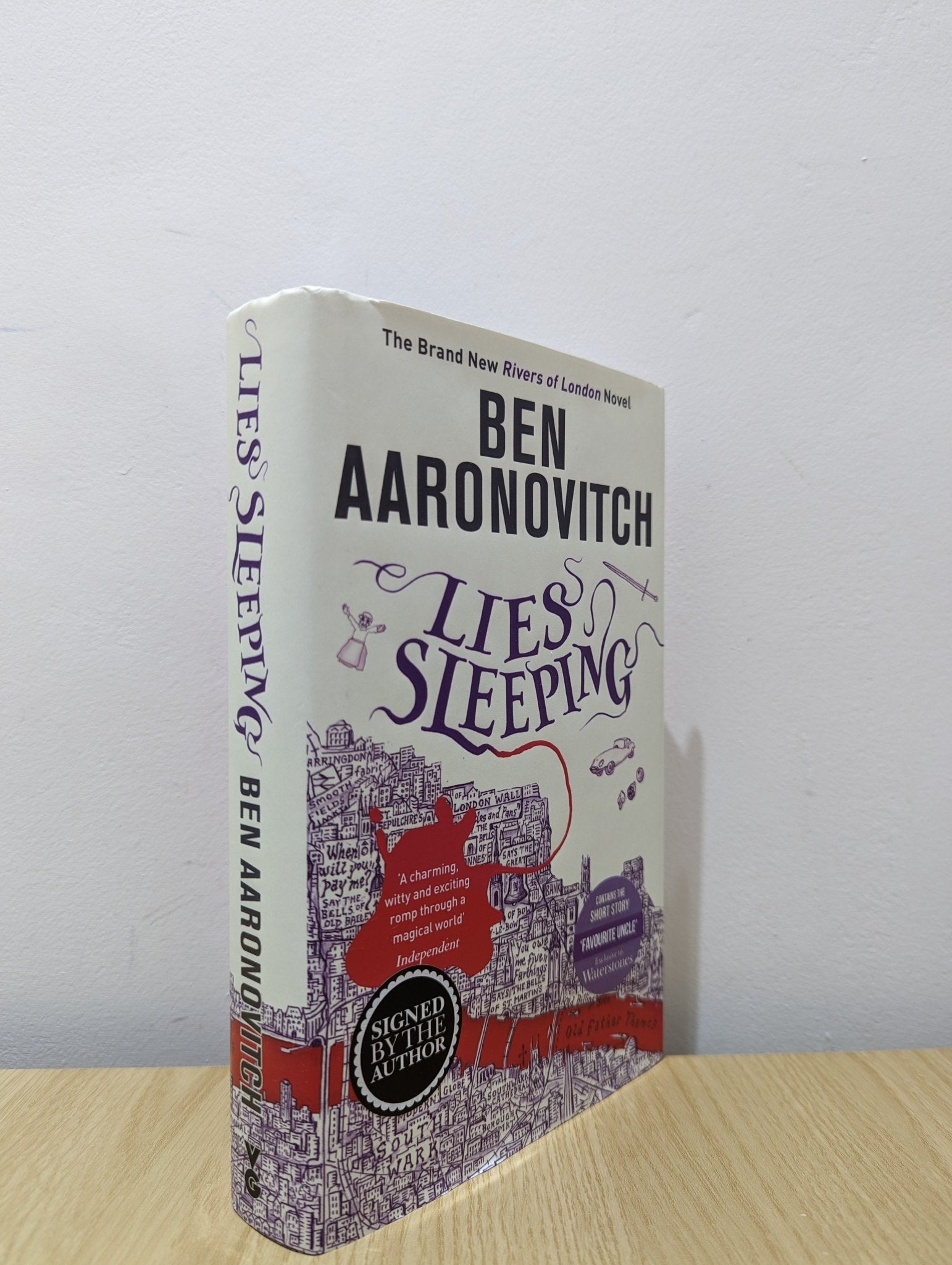 Lies Sleeping: Rivers of London 7 by Ben Aaronovitch (Signed First Edition with extra story) - Fialta Books