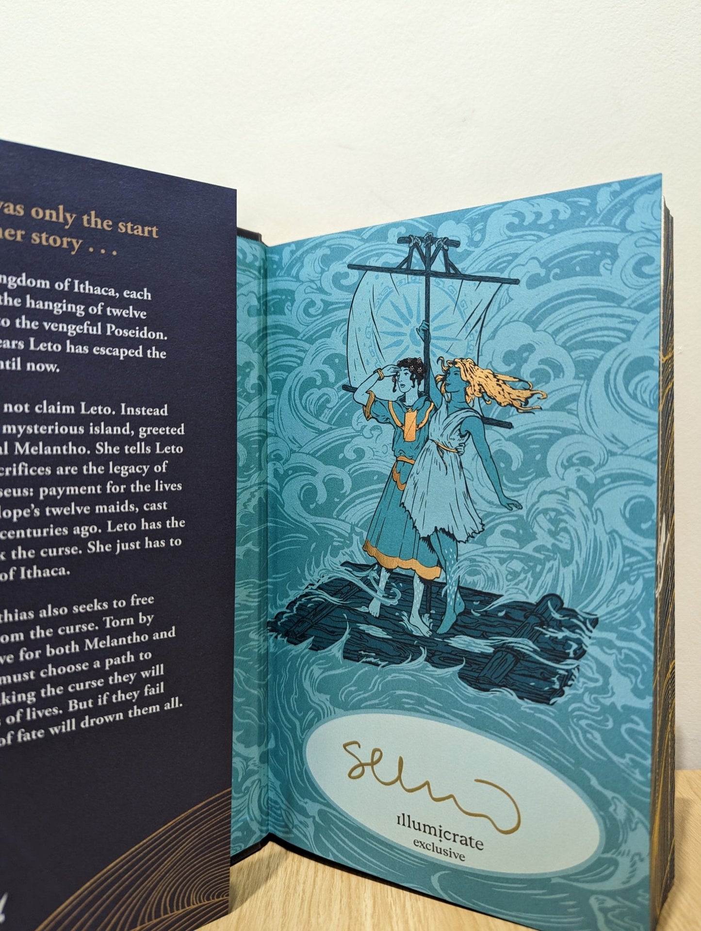 Lies We Sing to the Sea by Sarah Underwood (Signed Special Edition with sprayed edges) - Fialta Books
