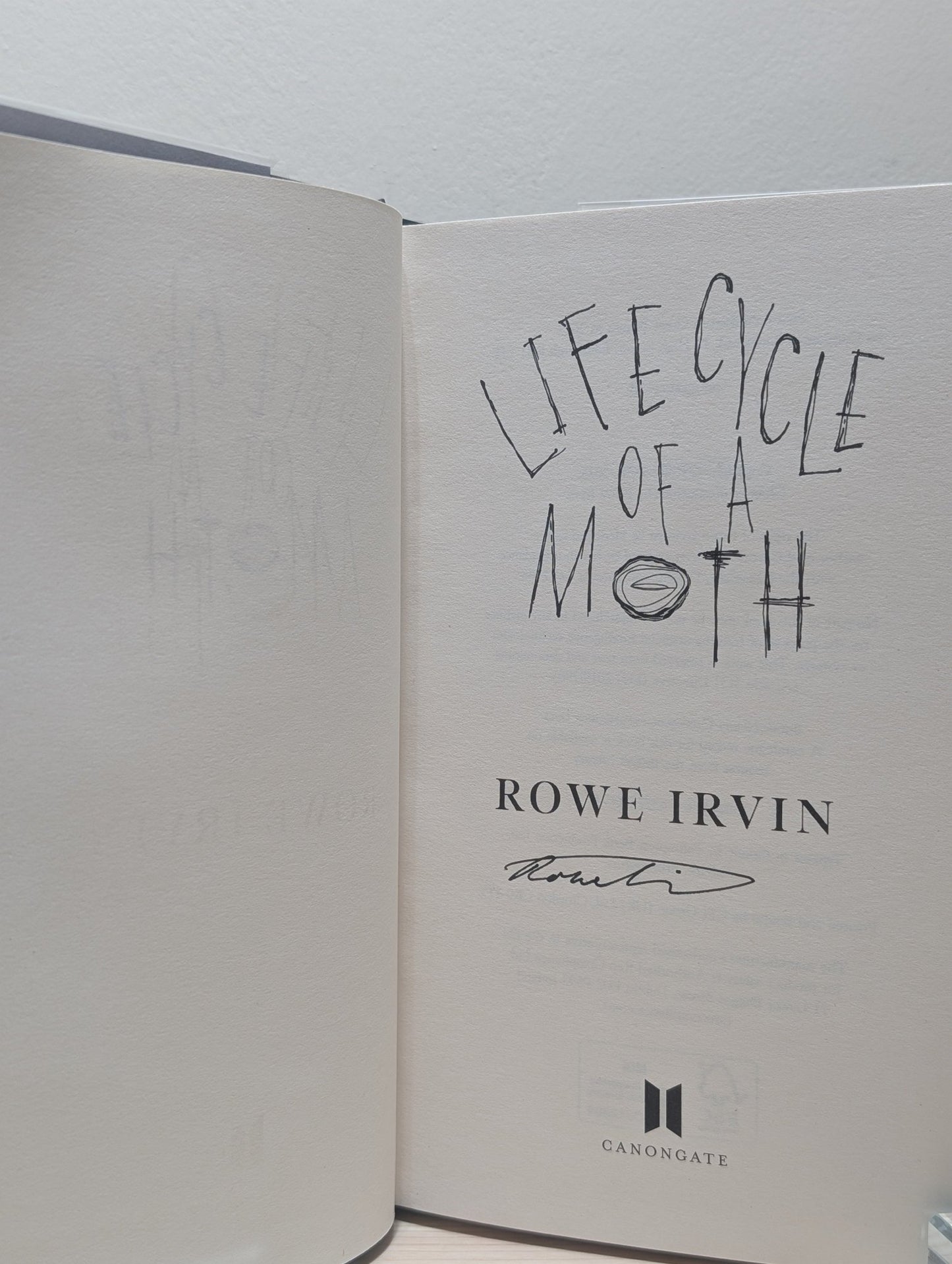 Life Cycle of a Moth by Rowe Irvin (Signed First Edition) - Fialta Books