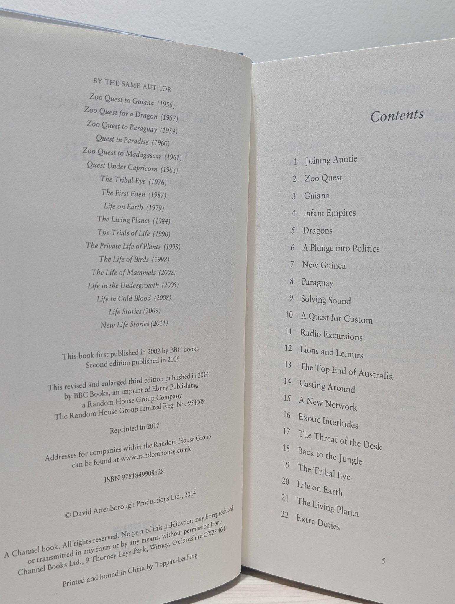 Life On Air by David Attenborough (Signed Bookplate Edition) - Fialta Books