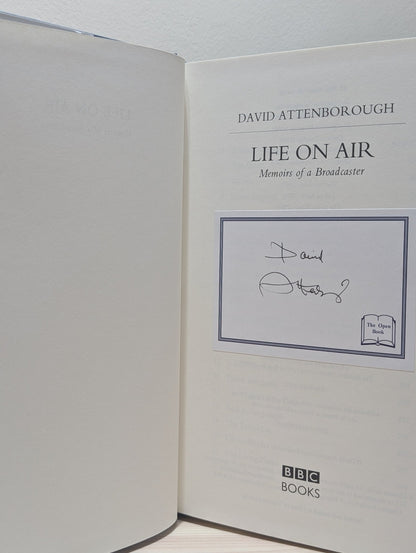 Life On Air by David Attenborough (Signed Bookplate Edition) - Fialta Books
