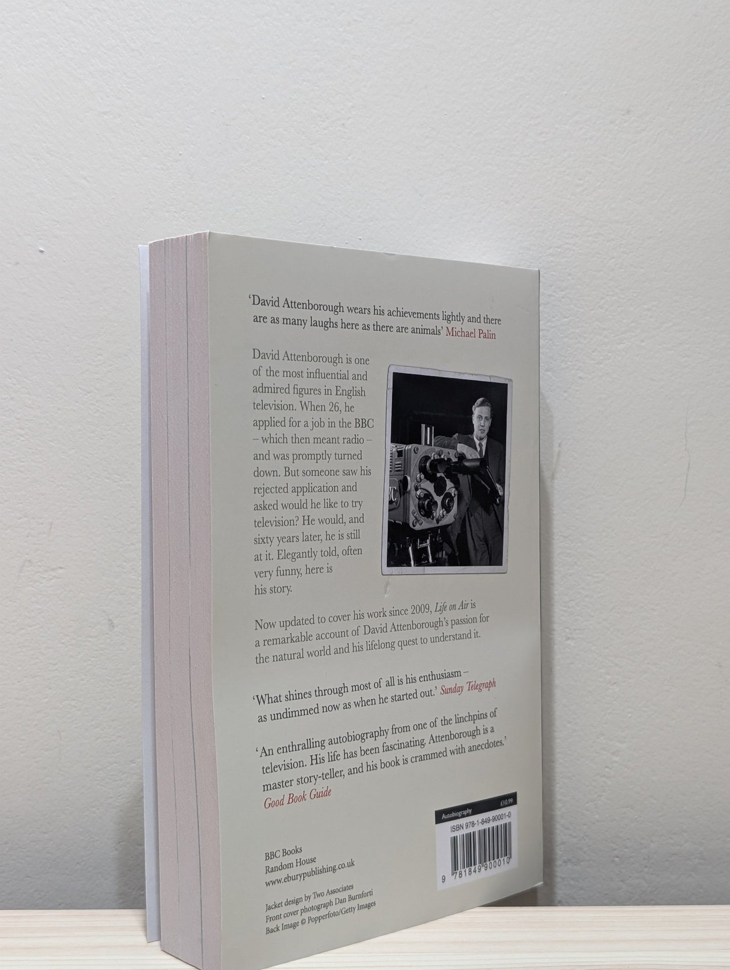 Life On Air by David Attenborough (Signed Bookplate paperback Edition) - Fialta Books