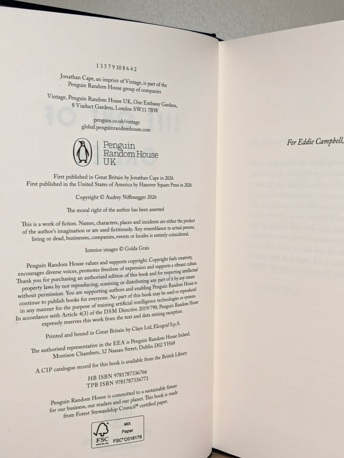 Life Out of Order by Audrey Niffenegger (Signed First Edition) - Fialta Books