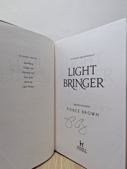 Light Bringer: A Red Rising Novel by Pierce Brown (Signed First Edition) - Fialta Books