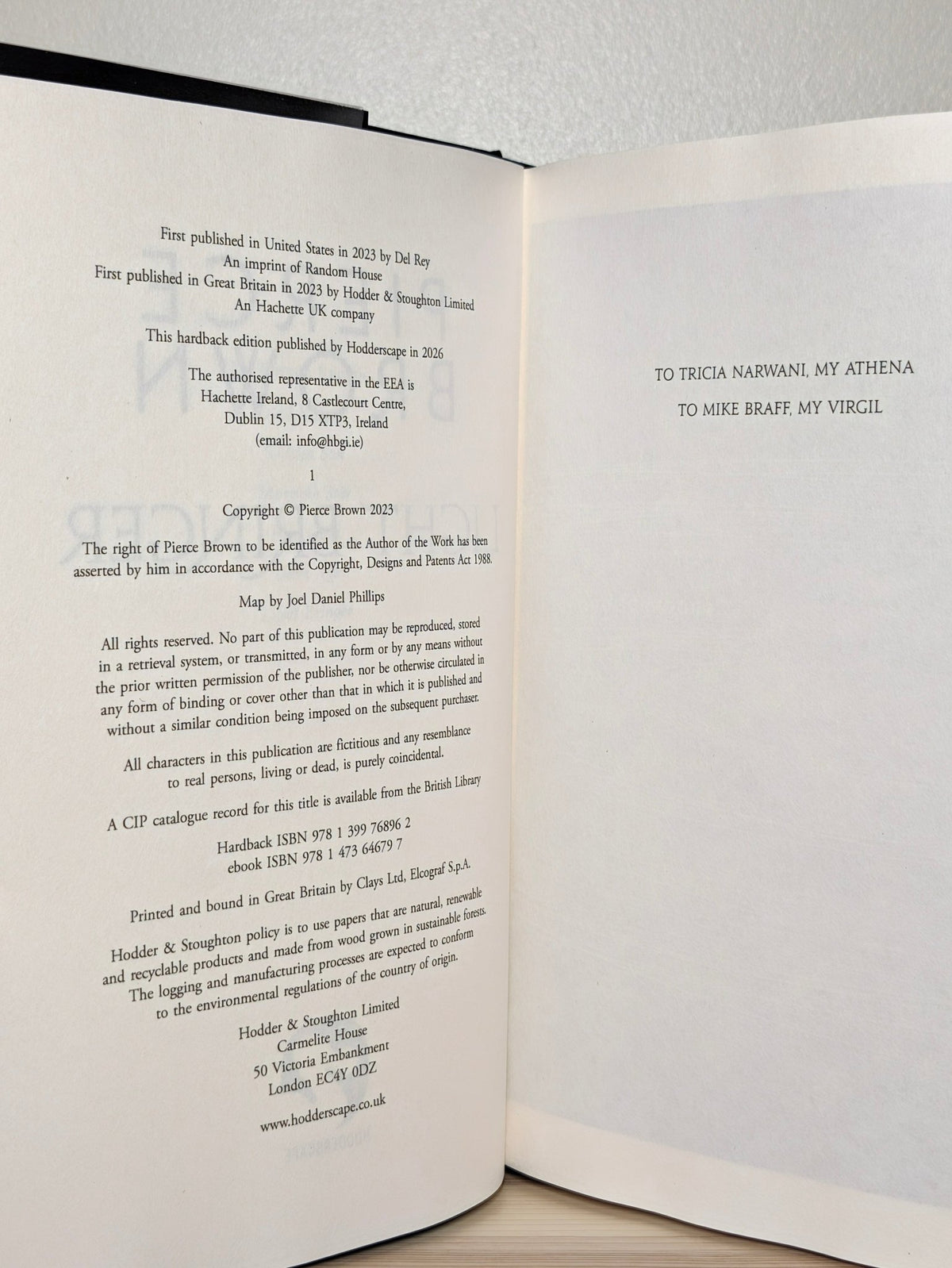 Light Bringer by Pierce Brown (New Hardback Edition) - Fialta Books
