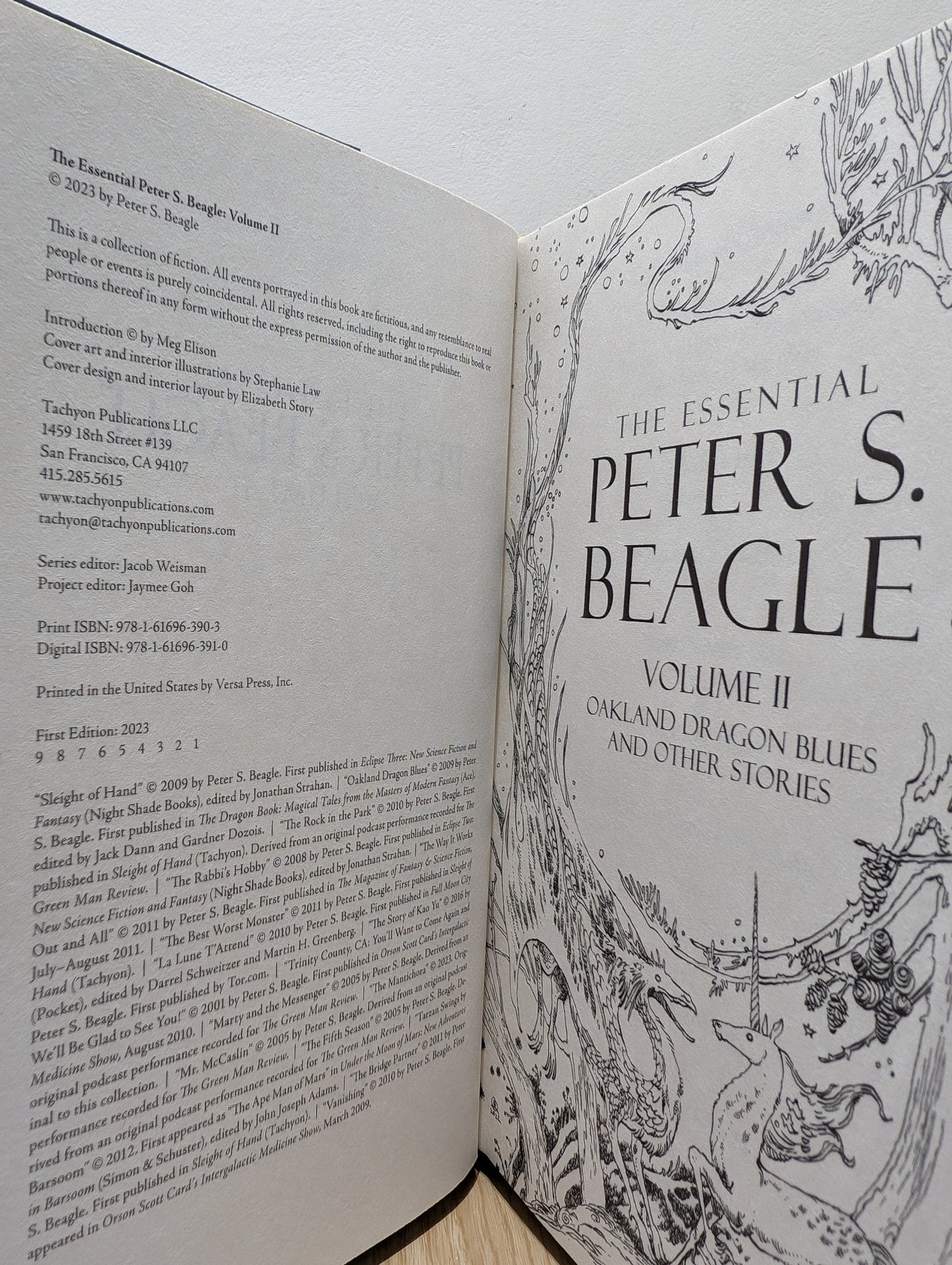 Lila the Werewolf; Oakland Dragon Blues and Other Stories by Peter S. Beagle - Fialta Books