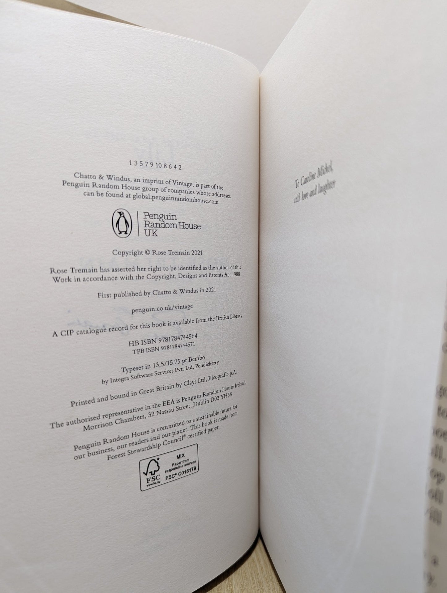 Lily: A Tale of Revenge by Rose Tremain (Signed First Edition) - Fialta Books