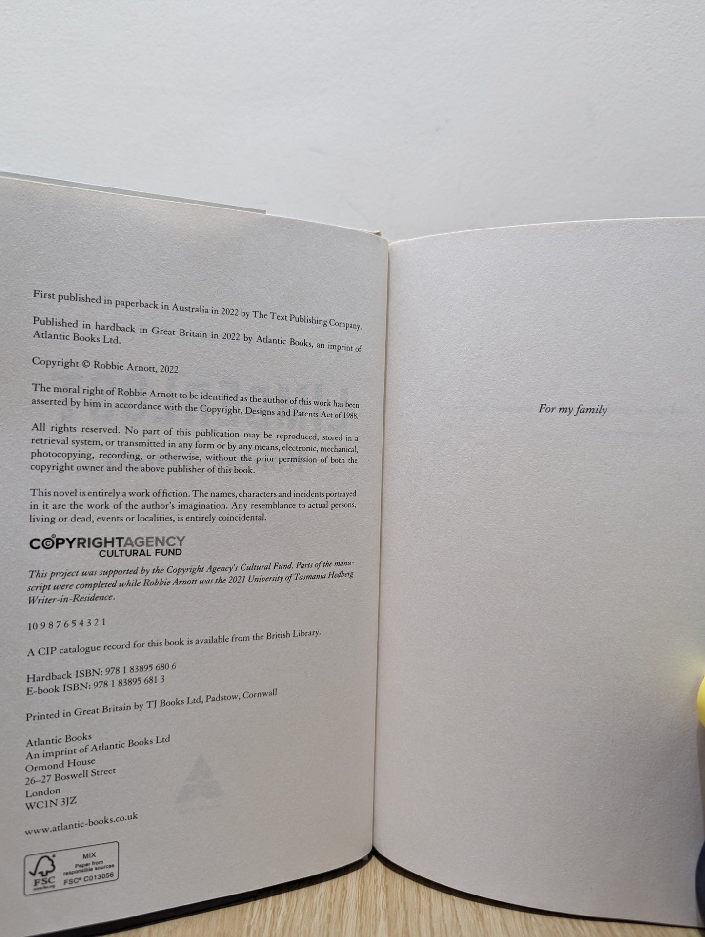 Limberlost by Robbie Arnott (First Edition) - Fialta Books