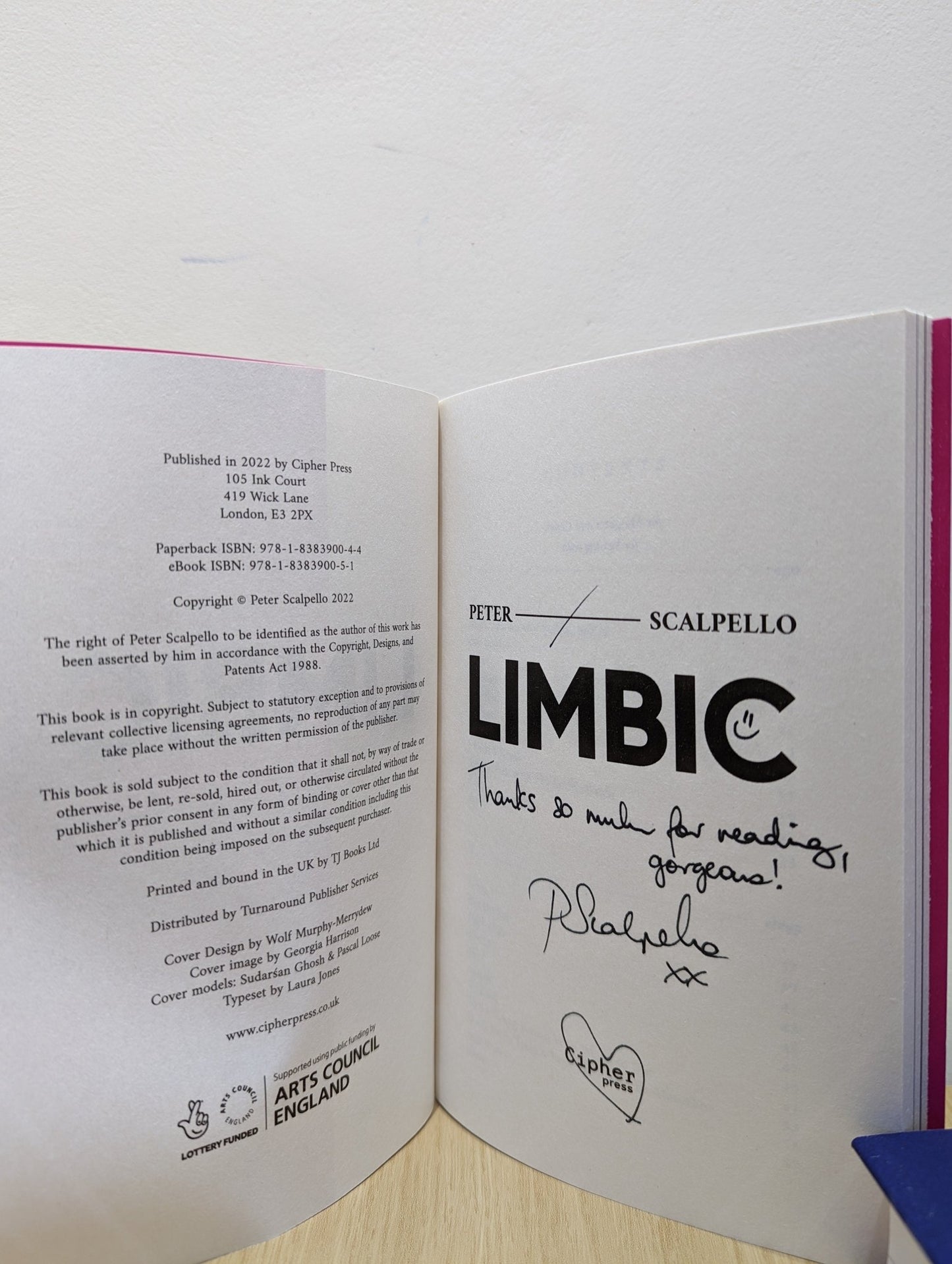 Limbic by Peter Scalpello (Signed First Edition) - Fialta Books