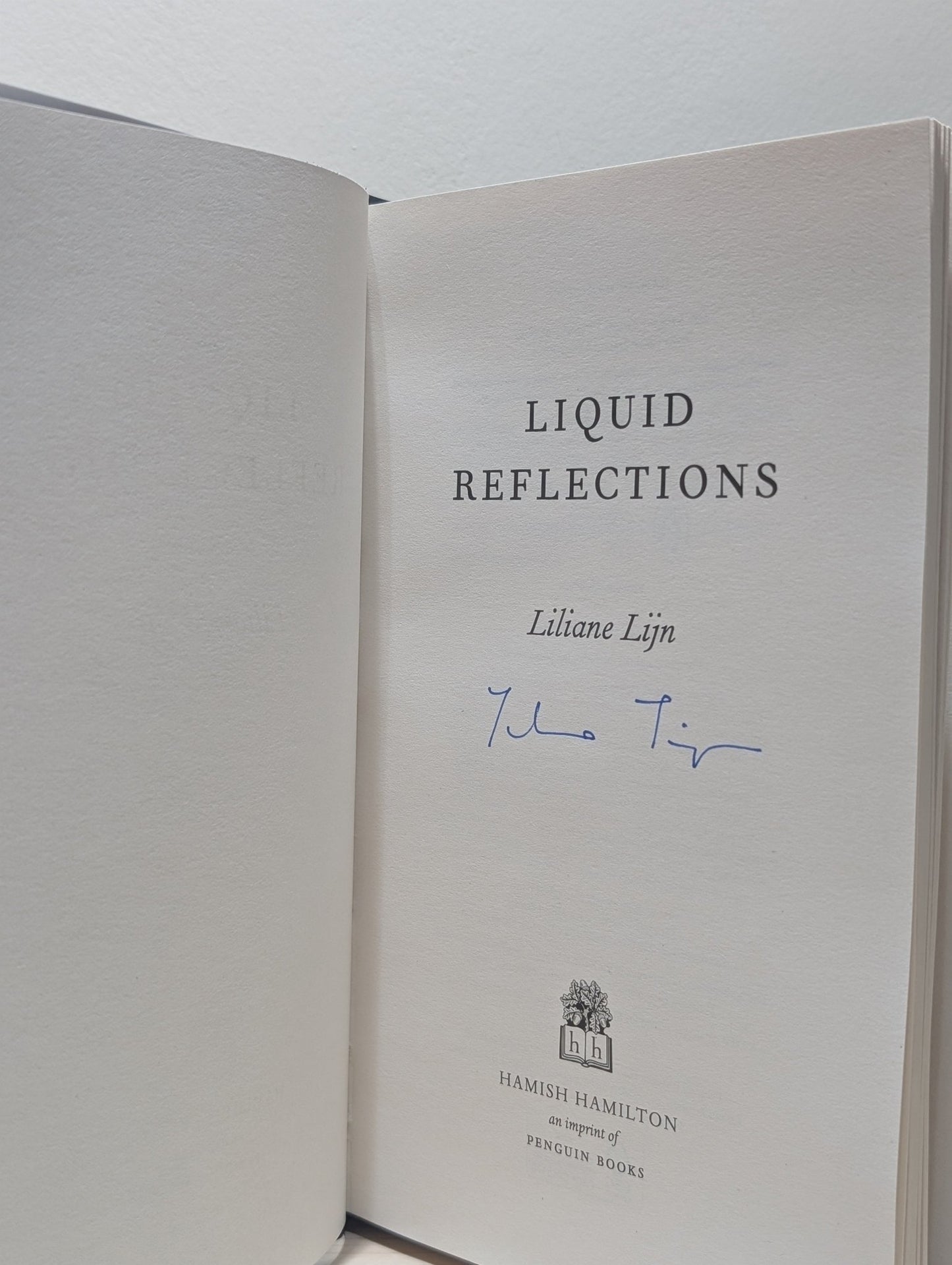 Liquid Reflections by Liliane Lijn (Signed First Edition) - Fialta Books