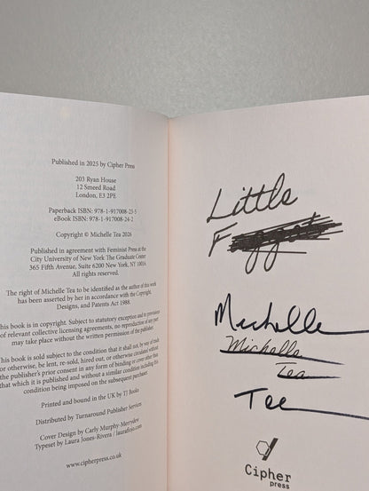 Little F by Michelle Tea (Signed First Edition) - Fialta Books