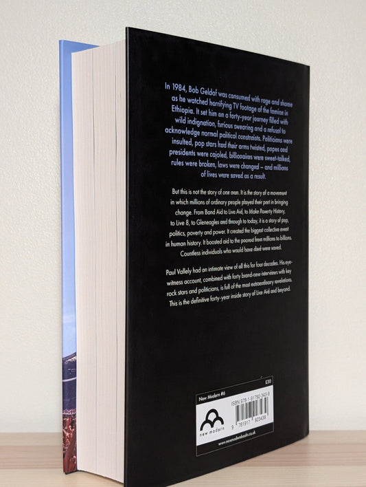 Live Aid: The Definitive 40 Year Story by Paul Vallely (Double Signed First Edition) - Fialta Books