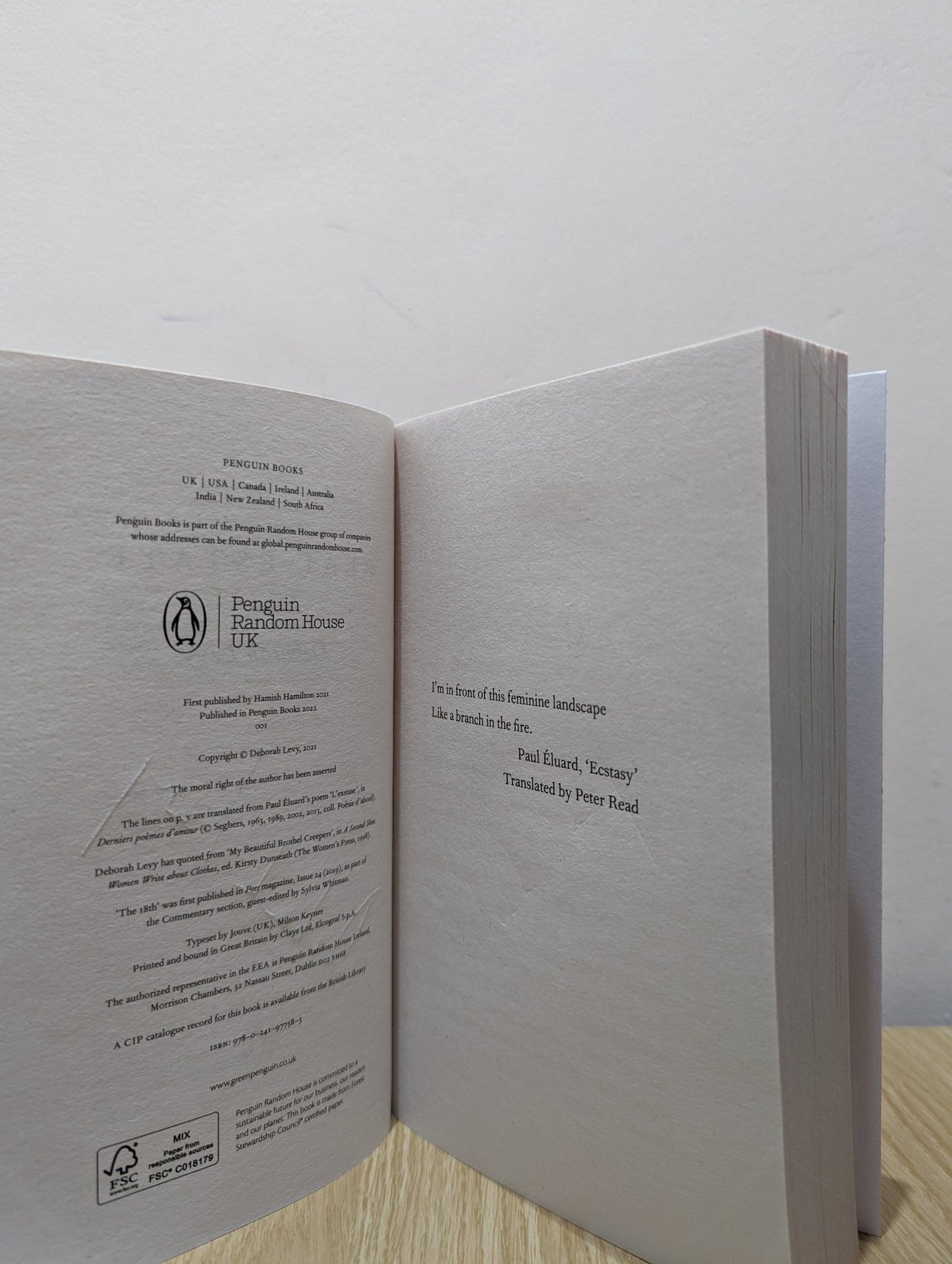 Living Autobiographies: Things I Don't Want to Know; The Cost of Living; Real Estate by Deborah Levy - Fialta Books