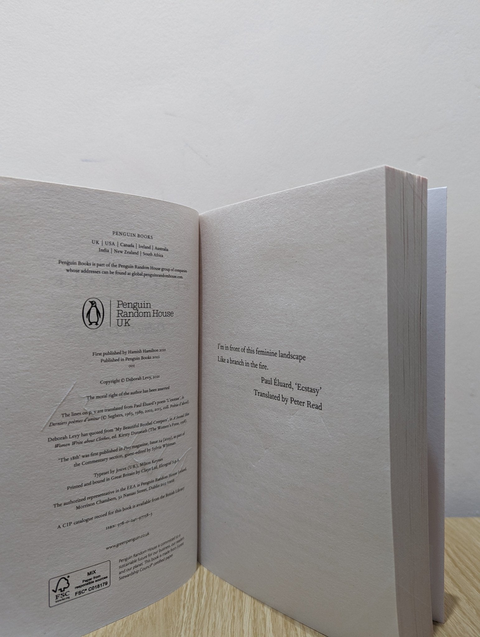 Living Autobiographies: Things I Don't Want to Know; The Cost of Living; Real Estate by Deborah Levy - Fialta Books