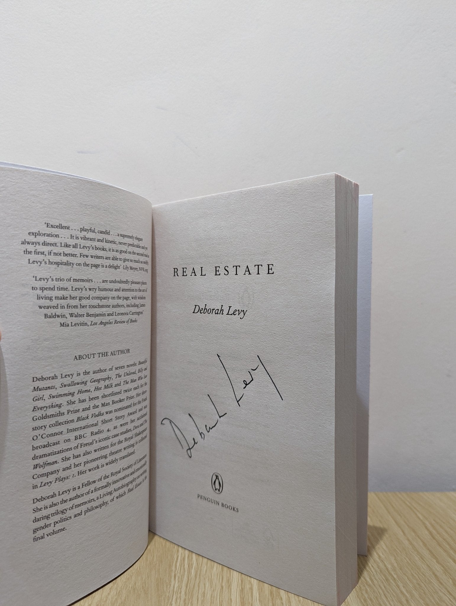 Living Autobiographies: Things I Don't Want to Know; The Cost of Living; Real Estate by Deborah Levy - Fialta Books