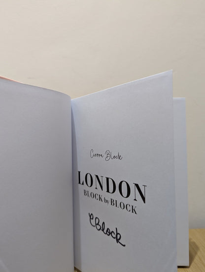 London, Block by Block by Cierra Block (Signed First Edition) - Fialta Books